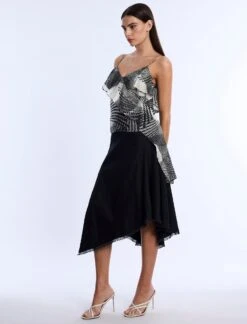 BCBGMAXAZRIA Printed Flounce Cami -BCBGMAXAZRIA Shop 792100 9124 3