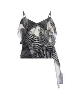 BCBGMAXAZRIA Printed Flounce Cami -BCBGMAXAZRIA Shop 792100 9124 7