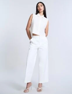 BCBGMAXAZRIA Braided Button Down Shirt -BCBGMAXAZRIA Shop 79214247 9112 1 d1cba93b f50b 4fbc 9b23 576bdcf6a1ae