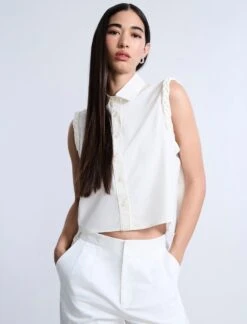 BCBGMAXAZRIA Braided Button Down Shirt -BCBGMAXAZRIA Shop 79214247 9112 5 1b3d4280 e947 44b5 8ede 20970bbd605d