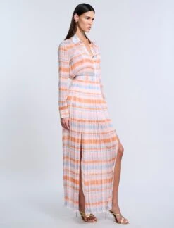 BCBGMAXAZRIA Chiffon Plaid Blouse -BCBGMAXAZRIA Shop 79214249 9246 3