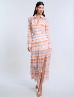 BCBGMAXAZRIA Chiffon Plaid Blouse -BCBGMAXAZRIA Shop 79214249 9246 4