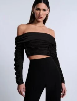 BCBGMAXAZRIA Lettuseruffle Off Shoulder Top -BCBGMAXAZRIA Shop 79214255 199 5