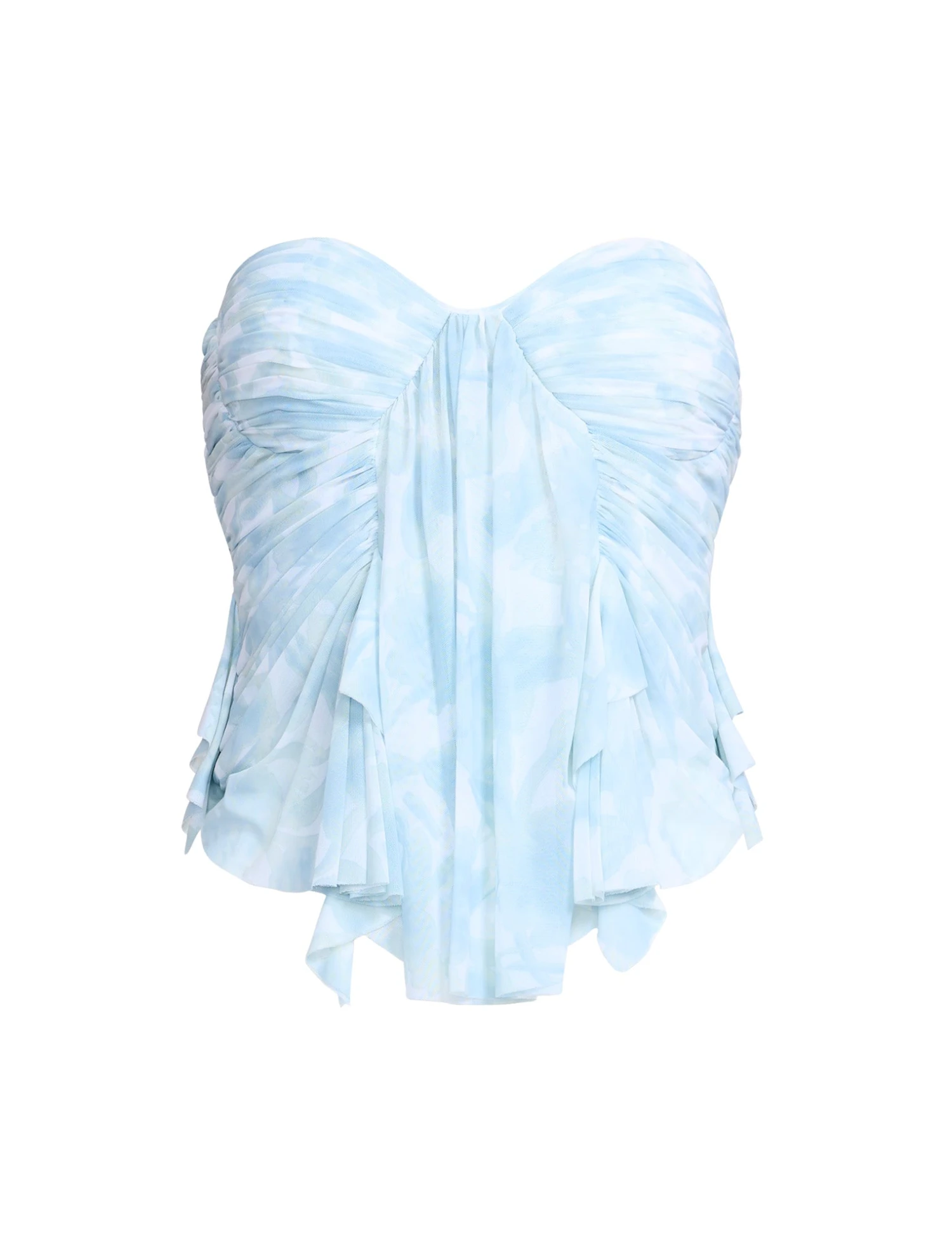 BCBGMAXAZRIA Printed Mesh Corset 10 BCBGMAXAZRIA Printed Mesh Corset - Image 10