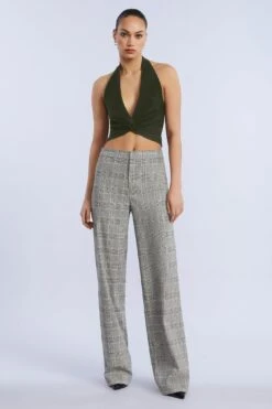 BCBGMAXAZRIA Halter Sweater Top