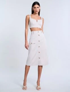 BCBGMAXAZRIA Button Front Cargo Skirt -BCBGMAXAZRIA Shop 793029 3787 1