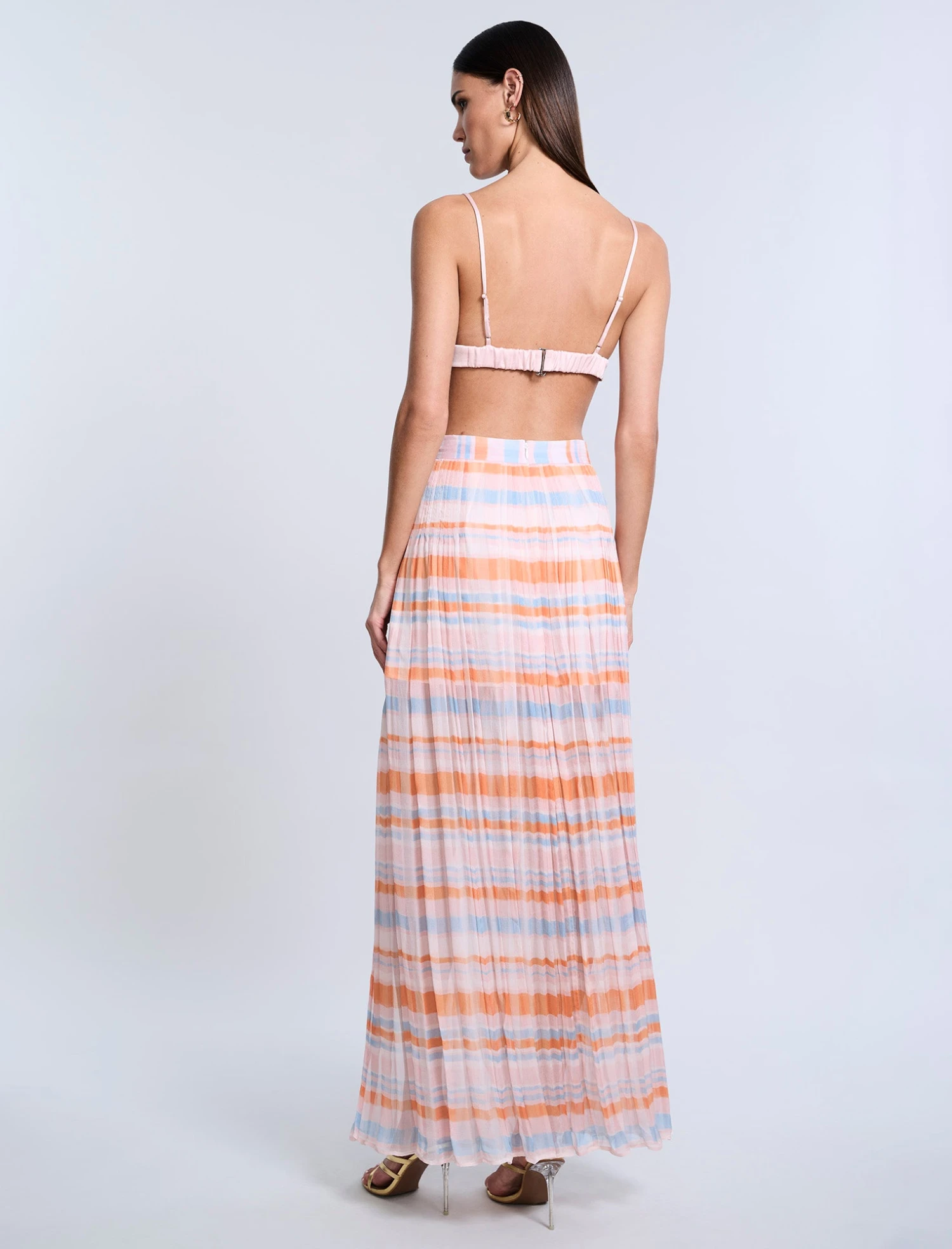 BCBGMAXAZRIA Printed Pleated Skirt 2 BCBGMAXAZRIA Printed Pleated Skirt - Image 2