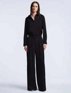 BCBGMAXAZRIA Washed Relaxed Tailored Pant