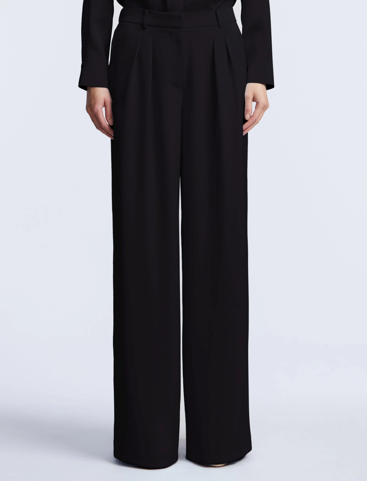 BCBGMAXAZRIA Washed Relaxed Tailored Pant 2 BCBGMAXAZRIA Washed Relaxed Tailored Pant - Image 2