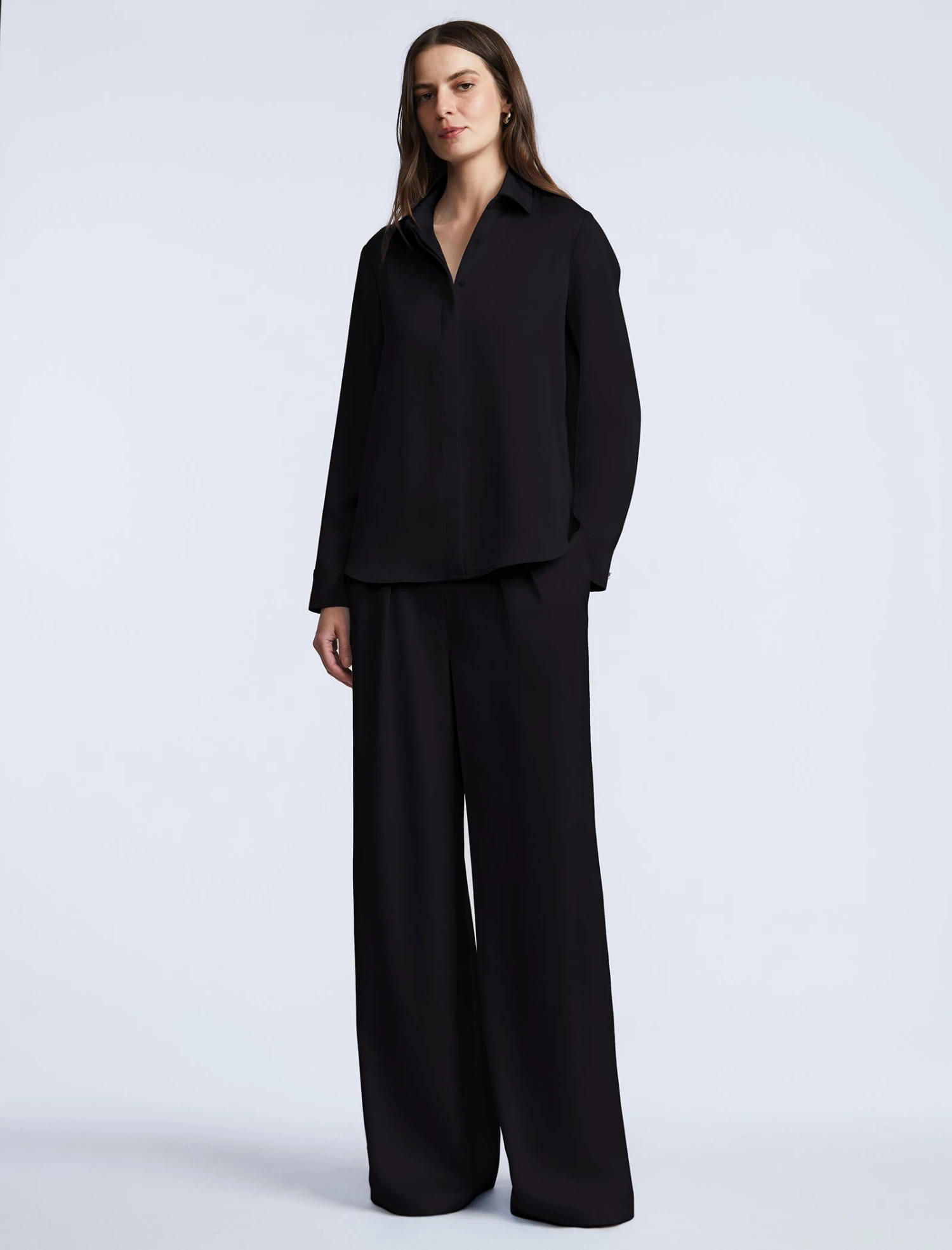 BCBGMAXAZRIA Washed Relaxed Tailored Pant 5 BCBGMAXAZRIA Washed Relaxed Tailored Pant - Image 5