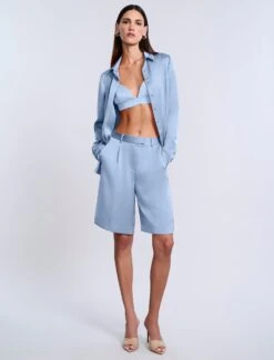 BCBGMAXAZRIA Bermuda Shorts -BCBGMAXAZRIA Shop 79314243 Blue 4