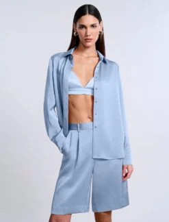 BCBGMAXAZRIA Bermuda Shorts -BCBGMAXAZRIA Shop 79314243 Blue 5