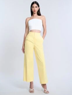 BCBGMAXAZRIA High Waist Cropped Pant