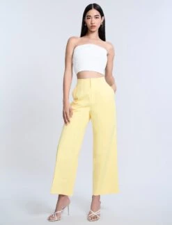 BCBGMAXAZRIA High Waist Cropped Pant -BCBGMAXAZRIA Shop 79314252 9195 3