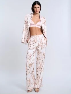 BCBGMAXAZRIA Animal Print Relaxed Pant