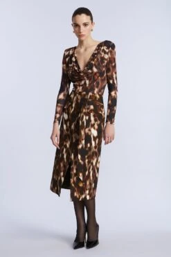 BCBGMAXAZRIA Overlap Midi Skirt -BCBGMAXAZRIA Shop 79314757 9402 6