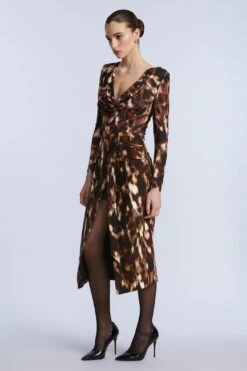 BCBGMAXAZRIA Overlap Midi Skirt -BCBGMAXAZRIA Shop 79314757 9402 7