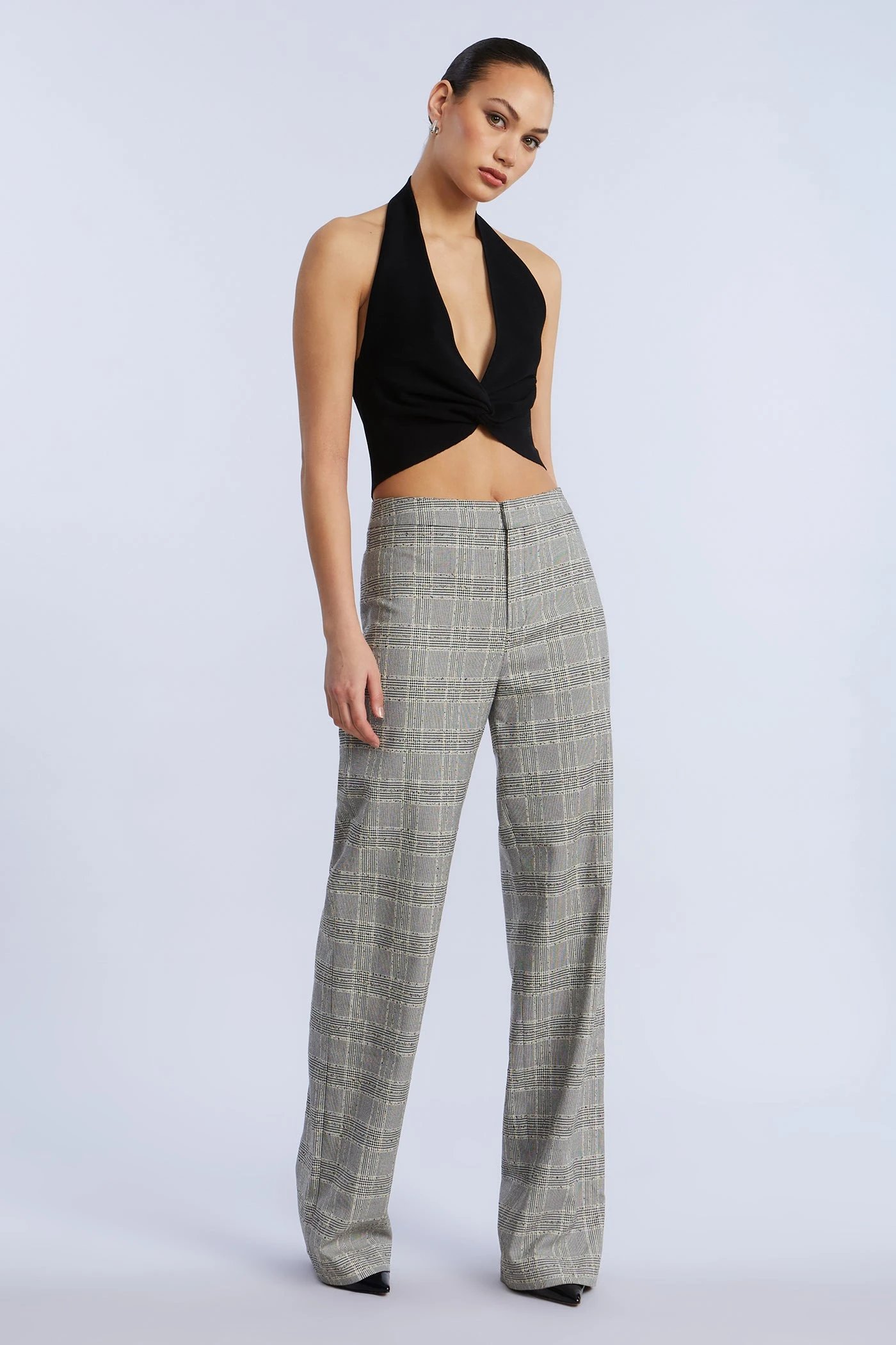 BCBGMAXAZRIA Glen Plaid Pant 4 BCBGMAXAZRIA Glen Plaid Pant - Image 4