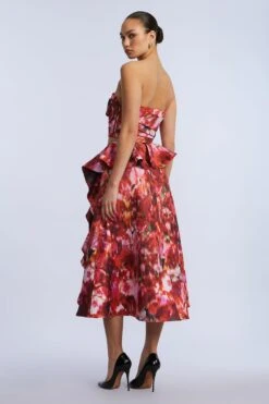 BCBGMAXAZRIA Printed Cascade Midi Skirt 16 BCBGMAXAZRIA Printed Cascade Midi Skirt -BCBGMAXAZRIA Shop 79314800 9400 8