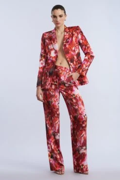 BCBGMAXAZRIA Washed Floral Pant