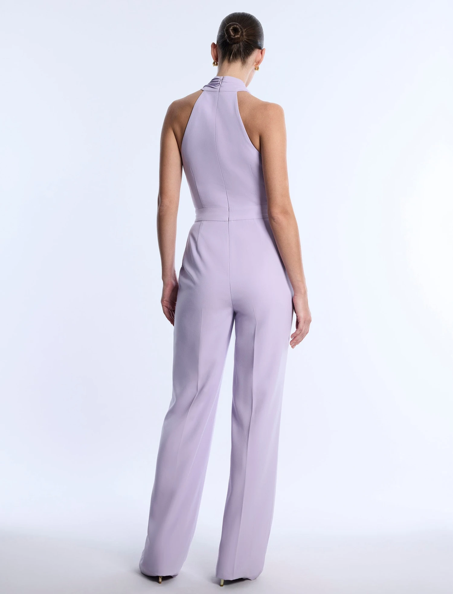 BCBGMAXAZRIA Cross Neck Jumpsuit 2 BCBGMAXAZRIA Cross Neck Jumpsuit - Image 2