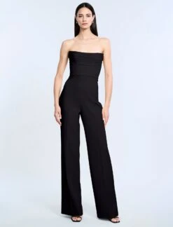 BCBGMAXAZRIA Corset Jumpsuit With Drape