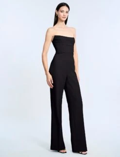 BCBGMAXAZRIA Corset Jumpsuit With Drape -BCBGMAXAZRIA Shop 79414224 199 2