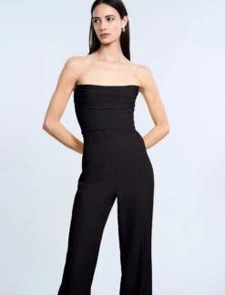 BCBGMAXAZRIA Corset Jumpsuit With Drape -BCBGMAXAZRIA Shop 79414224 199 4