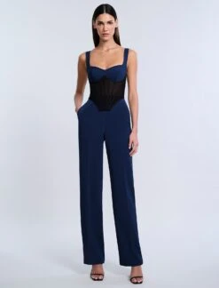 BCBGMAXAZRIA Corset Jumpsuit