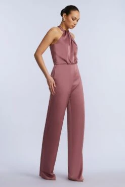 BCBGMAXAZRIA Pleated Halter Jumpsuit -BCBGMAXAZRIA Shop 79414683 9380 3