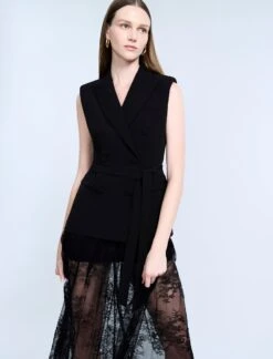 BCBGMAXAZRIA Belted Double Breasted Vest -BCBGMAXAZRIA Shop 79514215 199 5