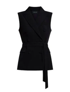 BCBGMAXAZRIA Belted Double Breasted Vest -BCBGMAXAZRIA Shop 79514215 199 7