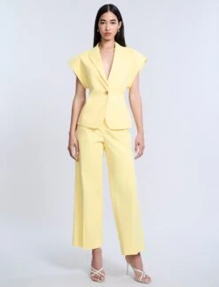 BCBGMAXAZRIA Twill Vest