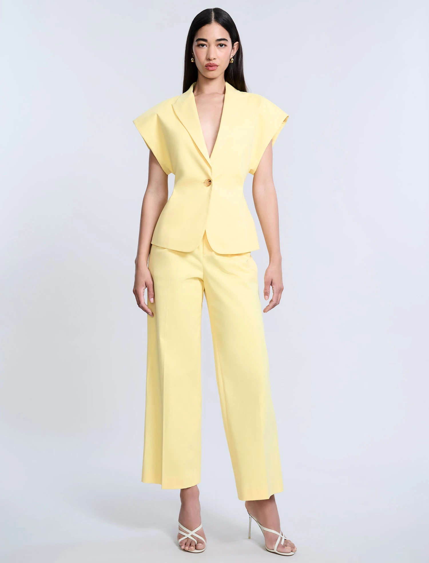 BCBGMAXAZRIA Twill Vest 1 BCBGMAXAZRIA Twill Vest