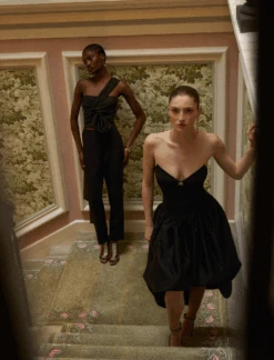 BCBGMAXAZRIA Bustier With Long Train 12 BCBGMAXAZRIA Bustier With Long Train -BCBGMAXAZRIA Shop BCBG SUMMER LOOK14 0089 PrimarySelects1