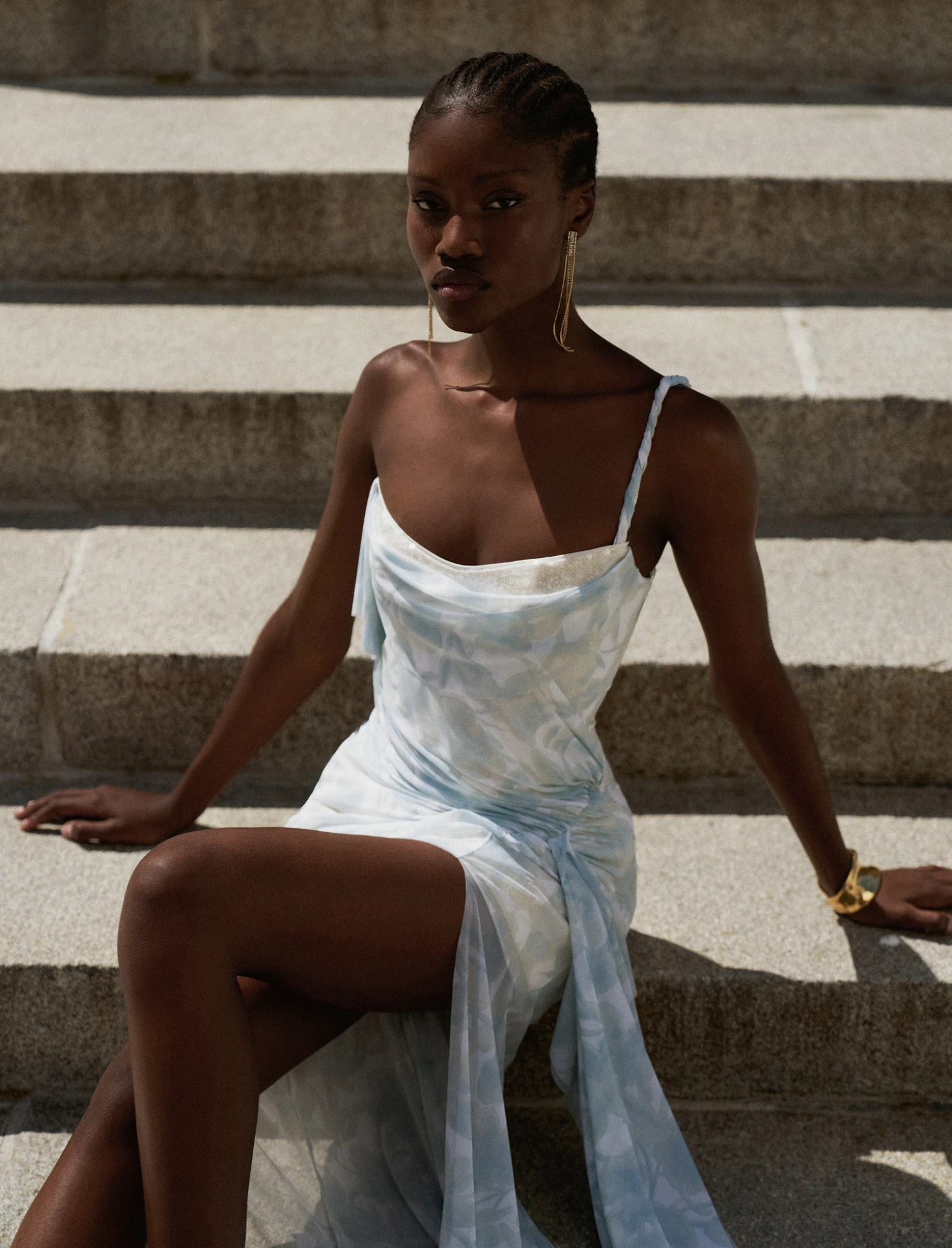 BCBGMAXAZRIA Mesh & Sequin Gown 4 BCBGMAXAZRIA Mesh & Sequin Gown - Image 4