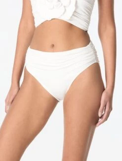 Carmen Marc Valvo Shirred Bikini Bottom - Solids -BCBGMAXAZRIA Shop C10223 100 9dbafaf0 57eb 459d a579 6a73d7c2ac19