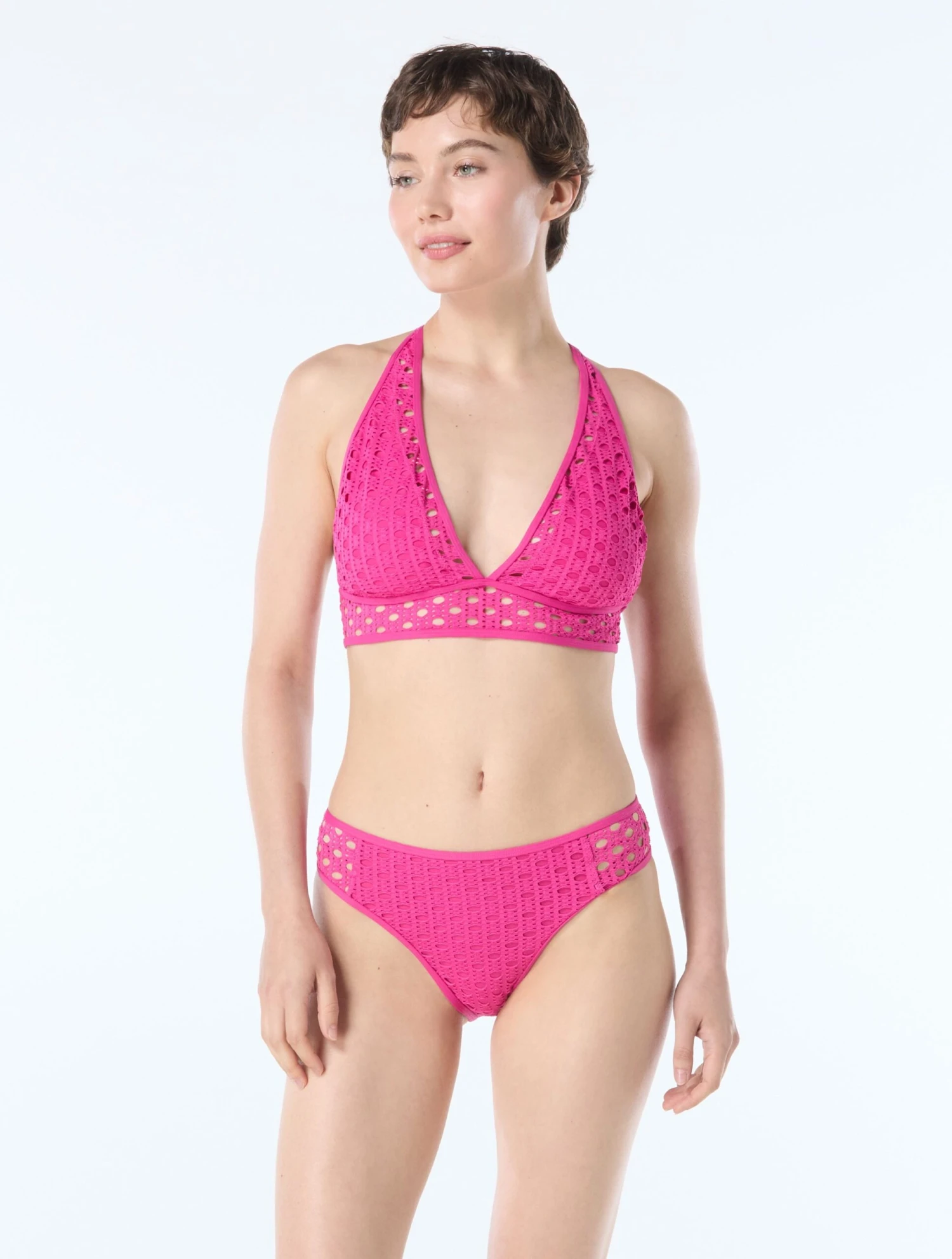 Carmen Marc Valvo Crochet Halter Bikini Top - Living Paradise 9 Carmen Marc Valvo Crochet Halter Bikini Top - Living Paradise - Image 9