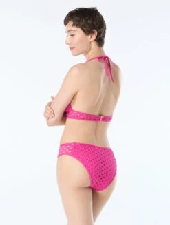 Carmen Marc Valvo Crochet Halter Bikini Top - Living Paradise 19 Carmen Marc Valvo Crochet Halter Bikini Top - Living Paradise -BCBGMAXAZRIA Shop C21962 661 alt01