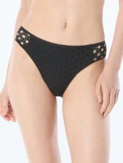 Carmen Marc Valvo Crochet Bikini Bottom - Living Paradise
