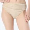 Carmen Marc Valvo High Waist Bikini Bottom - Glitter Lux