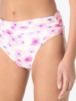 Carmen Marc Valvo Shirred Bikini Bottom - Floral Escape -BCBGMAXAZRIA Shop C6Y223 100 alt02