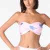 Carmen Marc Valvo Twist Bikini Top - Floral Escape