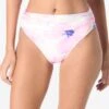 Carmen Marc Valvo Ruched High Waist Bikini Bottom - Floral Escape