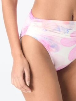 Carmen Marc Valvo Ruched High Waist Bikini Bottom - Floral Escape 5 Carmen Marc Valvo Ruched High Waist Bikini Bottom - Floral Escape -BCBGMAXAZRIA Shop C6Z223 100 alt02