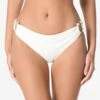 Carmen Marc Valvo Side Ring Bikini Bottom - Solids