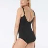 Gabar Chlorine Resistant Twist Front One Piece Swimsuit - Solids
