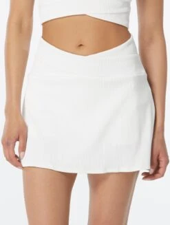 Beach House Sport Delia Swim Skort - Ribbed Solids -BCBGMAXAZRIA Shop H1C010 100