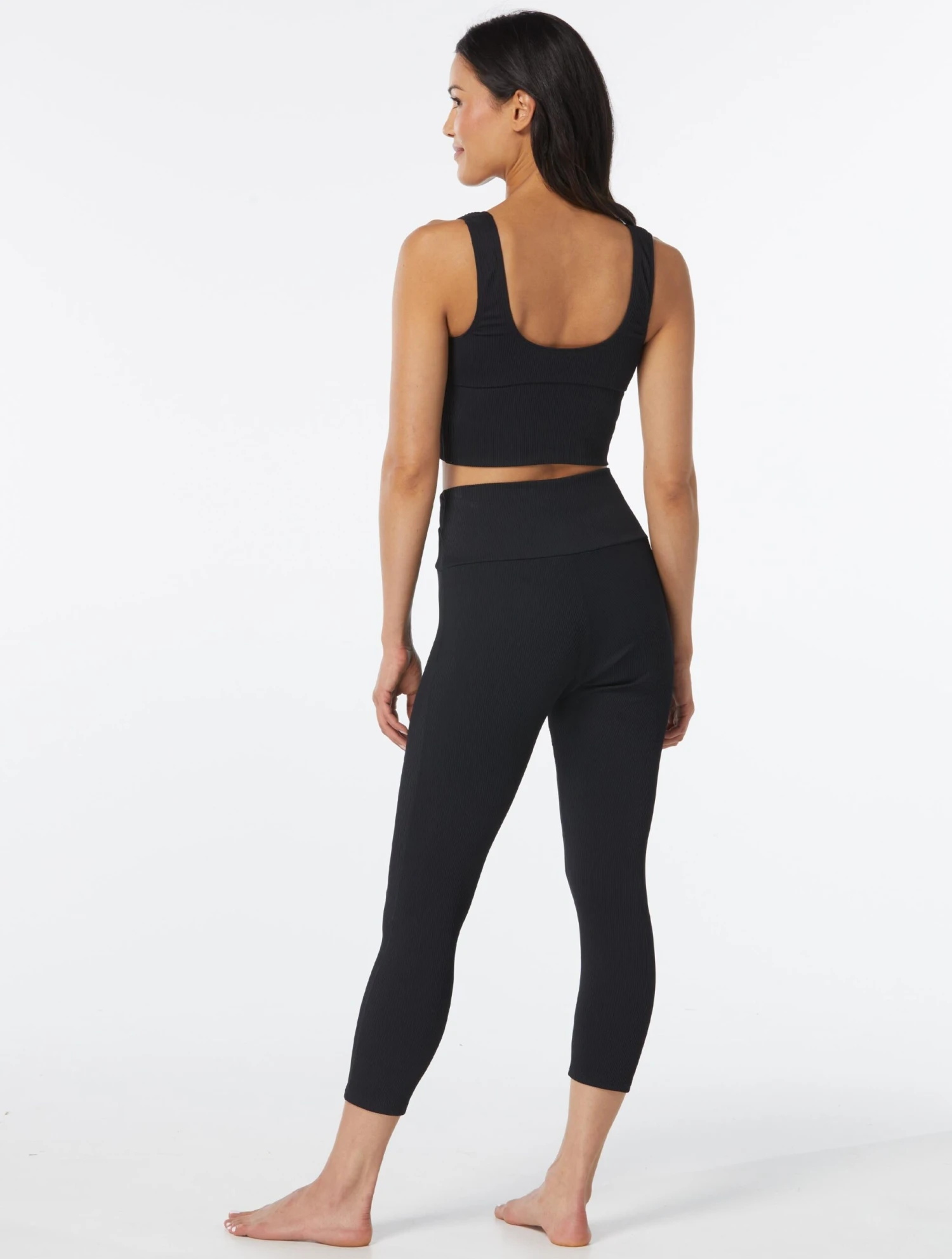 Beach House Sport Samba Leggings - Ribbed Solids 2 Beach House Sport Samba Leggings - Ribbed Solids - Image 2