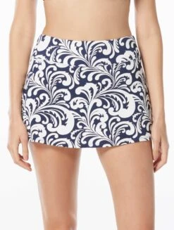 Beach House Swim Emma Textured Pull On Swim Skort - Sea Spray